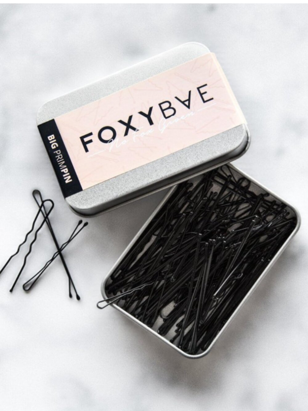FOXYBAE Big Primpin Bobby Pin Tin 5 Sizes NEW